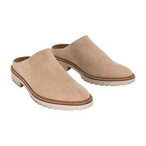 ECCO Womens Modern Tailored Slide Loafer. Belge, Size 9-9.5